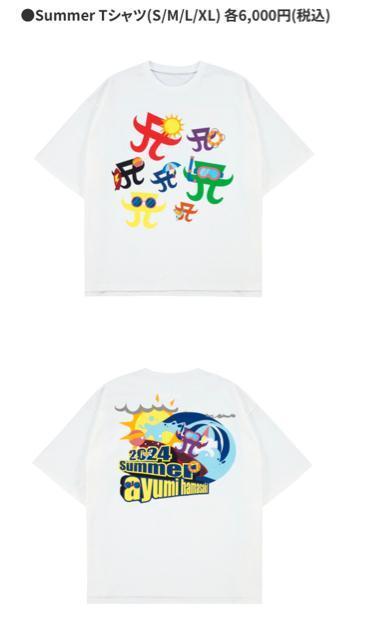 ayumi hamasaki 2024 Summer Goods Tシャツ M < タレントグッズ  ayumi hamasaki 2024 Summer Goods Tシャツ M  < タレントグッズの