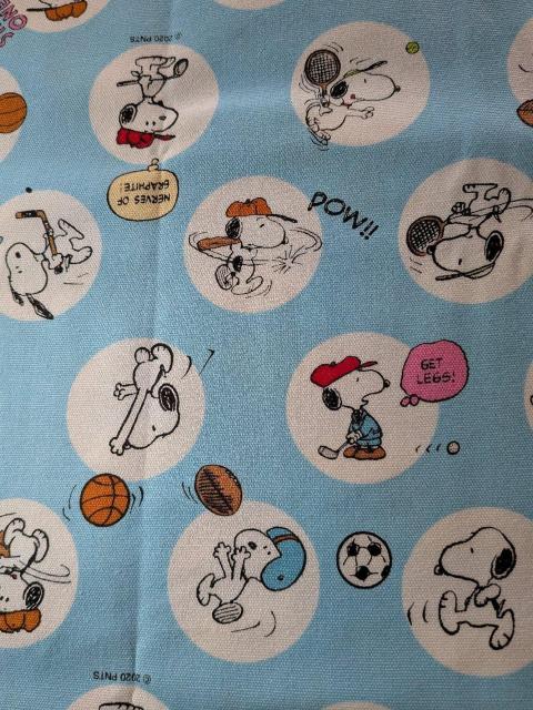 スヌーピー スポーツ柄 オックス生地 約108cm×45cm < ペット/手芸/園芸 スヌーピー スポーツ柄 オックス生地 約108cm×45cm < ペット/手芸/園芸の