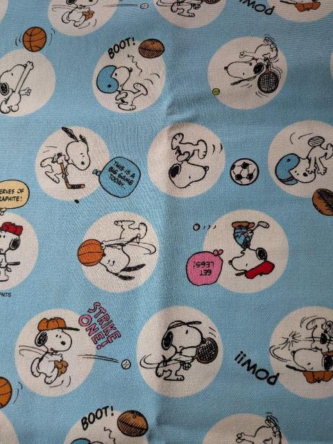 スヌーピー スポーツ柄 オックス生地 約108cm×45cm < ペット/手芸/園芸 スヌーピー スポーツ柄 オックス生地 約108cm×45cm < ペット/手芸/園芸の