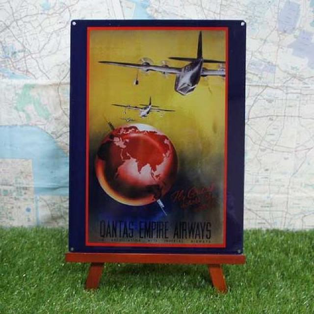 新品【ブリキ看板】Australia/オーストラリア Qantas Empire Airways -QAL- < ホビー  新品【ブリキ看板】Australia/オーストラリア Qantas Empire Airways -QAL-  < ホビーの