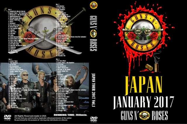 Guns N' Roses JAPAN TOUR 2017I13 5DVDIKY&[[Y   CD/DVD/rfI 