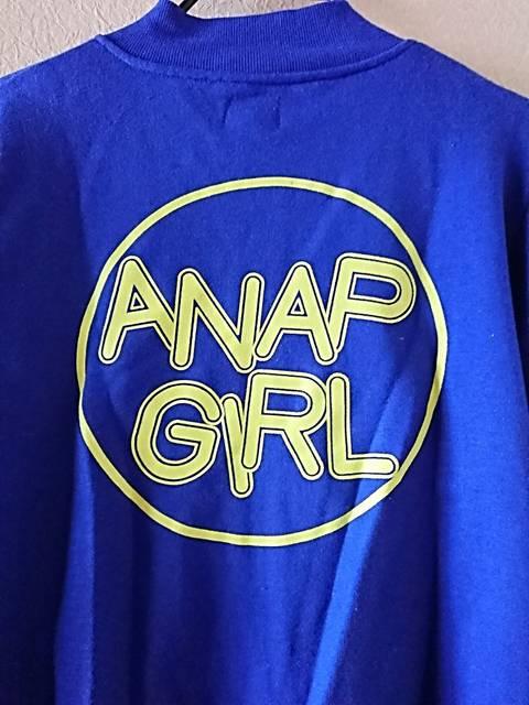 ANAP GIRL★ブルー スエットzipup M < ブランド ANAP GIRL★ブルー スエットzipup M < ブランドの