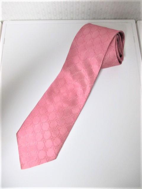 ☆GUCCI グッチ GG柄 ネクタイ/メンズ☆新作モデル☆ピンク < ブランド  ☆GUCCI グッチ GG柄 ネクタイ/メンズ☆新作モデル☆ピンク  < ブランドの