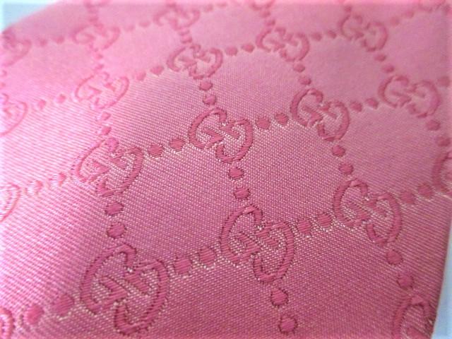 ☆GUCCI グッチ GG柄 ネクタイ/メンズ☆新作モデル☆ピンク < ブランド  ☆GUCCI グッチ GG柄 ネクタイ/メンズ☆新作モデル☆ピンク < ブランドの