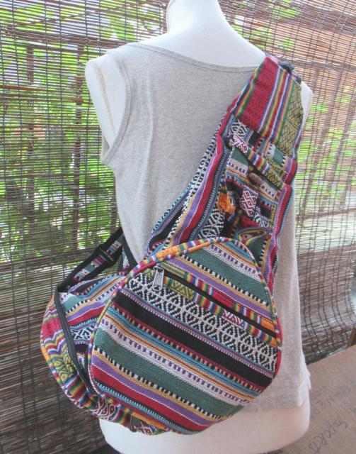 折りたためる*ネパールゲリコットンリュックサック 2 < 女性ファッション 折りたためる*ネパールゲリコットンリュックサック 2 < 女性ファッションの