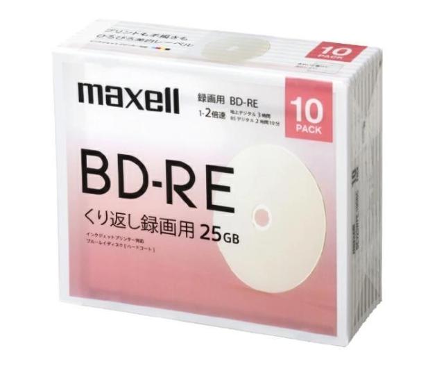マクセル BD-RE くり返し録画用 25GB 10枚 BEV25WPE.10SBC < CD/DVD/ビデオ マクセル BD-RE くり返し録画用 25GB 10枚 BEV25WPE.10SBC < CD/DVD/ビデオの