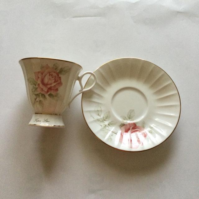 バラの花柄 コーヒーカップセット D54 < インテリア/ライフ  バラの花柄 コーヒーカップセット D54  < インテリア/ライフの