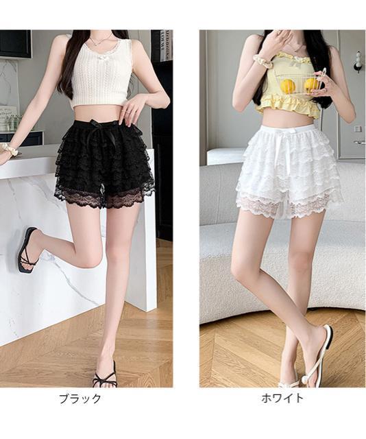 送料無料 新品 ティアードペチコートリボン付きペチパンツ < 女性ファッション  送料無料 新品 ティアードペチコートリボン付きペチパンツ < 女性ファッションの