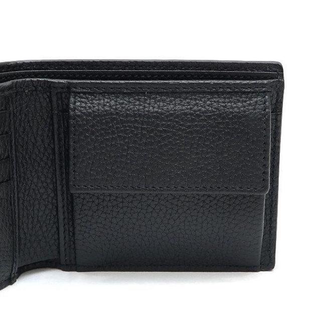 ◆ 本物 新品同様 ◆ GUCCI グッチ 2つ折り財布 小銭入れ付き ブラック 黒 レザー ロゴ 保存袋 箱 人気 835098 < ブランド  ◆ 本物 新品同様 ◆ GUCCI グッチ 2つ折り財布 小銭入れ付き ブラック 黒 レザー ロゴ 保存袋 箱 人気 835098 < ブランドの