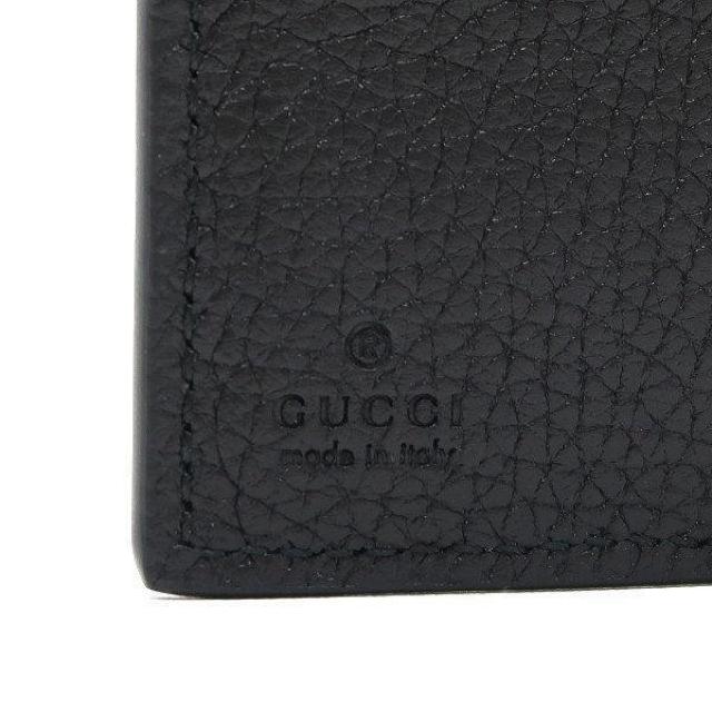 ◆ 本物 新品同様 ◆ GUCCI グッチ 2つ折り財布 小銭入れ付き ブラック 黒 レザー ロゴ 保存袋 箱 人気 835098 < ブランド  ◆ 本物 新品同様 ◆ GUCCI グッチ 2つ折り財布 小銭入れ付き ブラック 黒 レザー ロゴ 保存袋 箱 人気 835098 < ブランドの