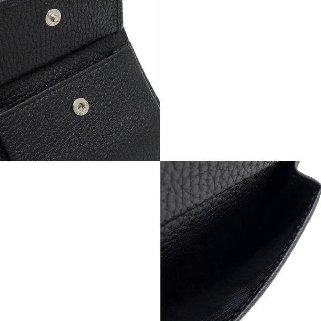 ◆ 本物 新品同様 ◆ GUCCI グッチ 2つ折り財布 小銭入れ付き ブラック 黒 レザー ロゴ 保存袋 箱 人気 835098 < ブランド  ◆ 本物 新品同様 ◆ GUCCI グッチ 2つ折り財布 小銭入れ付き ブラック 黒 レザー ロゴ 保存袋 箱 人気 835098 < ブランドの