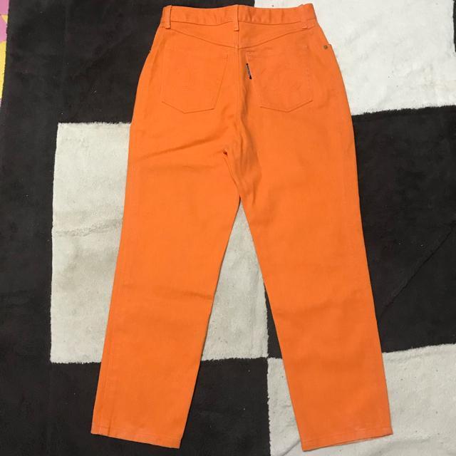 レアカラー 正規品 シャネル CoCoボタン ジーンズ 42 オレンジ < ブランド レアカラー 正規品 シャネル CoCoボタン ジーンズ 42 オレンジ < ブランドの