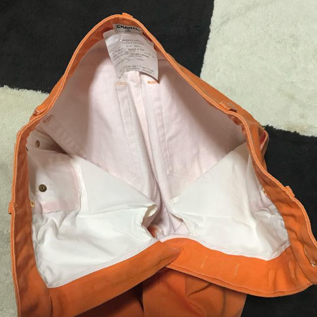 レアカラー 正規品 シャネル CoCoボタン ジーンズ 42 オレンジ < ブランド レアカラー 正規品 シャネル CoCoボタン ジーンズ 42 オレンジ < ブランドの