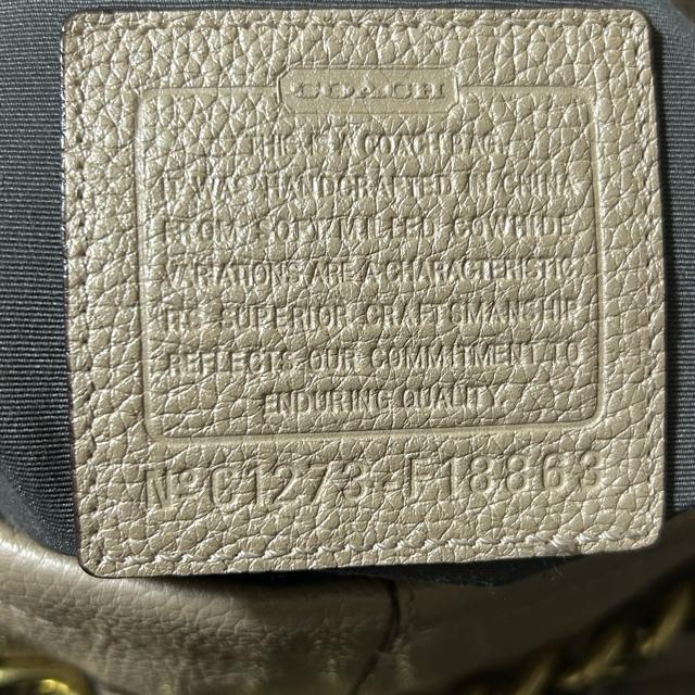 ���i COACH �R�[�` �V�����_�[�o�b�O ���|�� �΂߂��� F18863 ���U�[ �x�[�W�� ���f�B�[�X �� �u�����h�� 