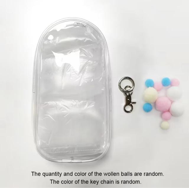 持ち運びクリアケース ポーチ 保護ケース ぬいポーチ クリア ラブブ 透明 < おもちゃ 持ち運びクリアケース ポーチ 保護ケース ぬいポーチ クリア ラブブ 透明 < おもちゃの