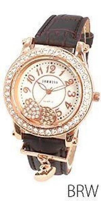 NEW★チャーム付き・ムーブハートストーン腕時計SRHI3BRW < 女性アクセサリー/時計  NEW★チャーム付き・ムーブハートストーン腕時計SRHI3BRW  < 女性アクセサリー/時計の