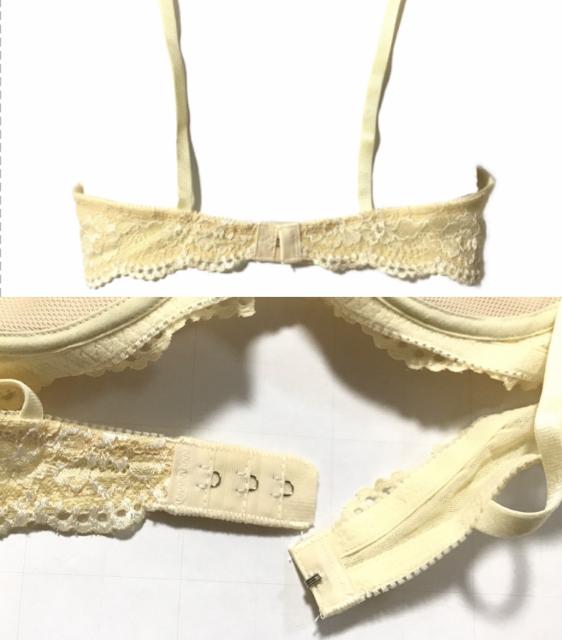 通気性シームレス厚パットノンワイヤーブラジャー(AA75)イエロー〓新品 < 女性ファッション 通気性シームレス厚パットノンワイヤーブラジャー(AA75)イエロー〓新品 < 女性ファッションの