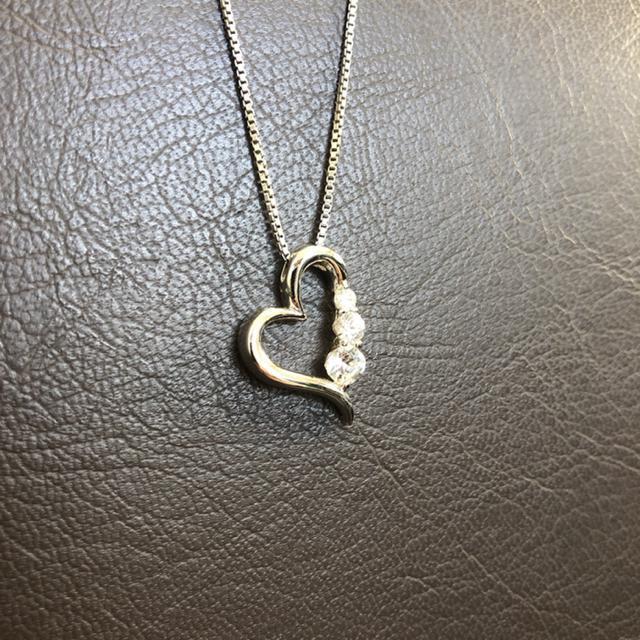 即決 SILVER 925 ネックレス ハート < 女性アクセサリー/時計  即決 SILVER 925 ネックレス ハート < 女性アクセサリー/時計の