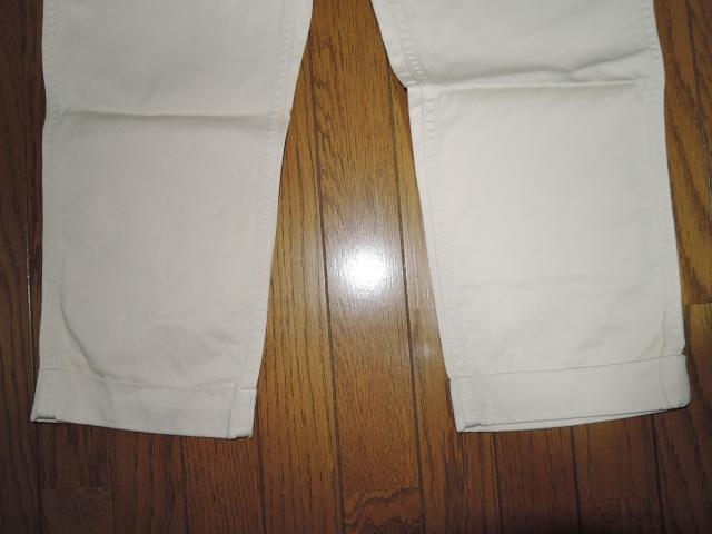 VISVIM ビズビム HIGHER-WATER CHINO S IVORY GIZA 7分丈チノパンツ ヴィズヴィム アイボリー < ブランド  VISVIM ビズビム HIGHER-WATER CHINO S IVORY GIZA 7分丈チノパンツ ヴィズヴィム アイボリー < ブランドの