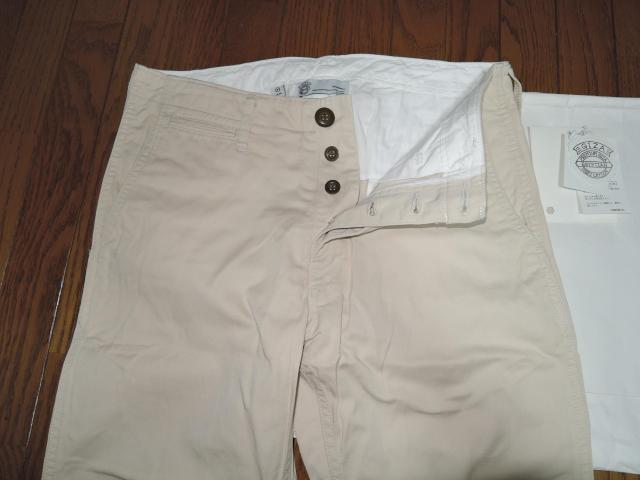 VISVIM ビズビム HIGHER-WATER CHINO S IVORY GIZA 7分丈チノパンツ ヴィズヴィム アイボリー < ブランド  VISVIM ビズビム HIGHER-WATER CHINO S IVORY GIZA 7分丈チノパンツ ヴィズヴィム アイボリー < ブランドの