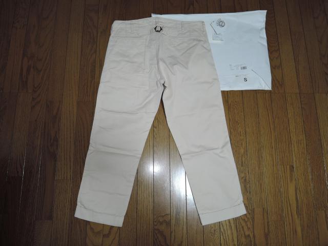 VISVIM ビズビム HIGHER-WATER CHINO S IVORY GIZA 7分丈チノパンツ ヴィズヴィム アイボリー < ブランド  VISVIM ビズビム HIGHER-WATER CHINO S IVORY GIZA 7分丈チノパンツ ヴィズヴィム アイボリー < ブランドの