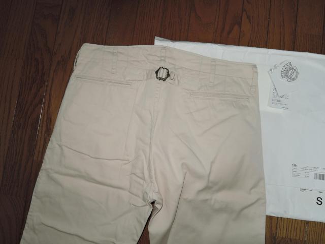 VISVIM ビズビム HIGHER-WATER CHINO S IVORY GIZA 7分丈チノパンツ ヴィズヴィム アイボリー < ブランド  VISVIM ビズビム HIGHER-WATER CHINO S IVORY GIZA 7分丈チノパンツ ヴィズヴィム アイボリー < ブランドの