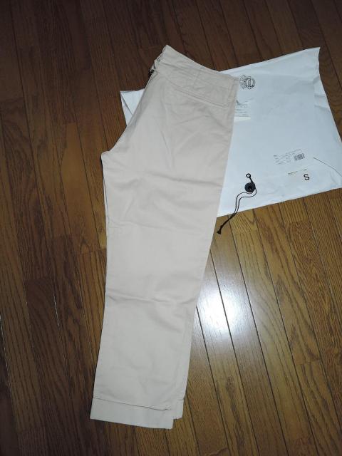 VISVIM ビズビム HIGHER-WATER CHINO S IVORY GIZA 7分丈チノパンツ ヴィズヴィム アイボリー < ブランド  VISVIM ビズビム HIGHER-WATER CHINO S IVORY GIZA 7分丈チノパンツ ヴィズヴィム アイボリー < ブランドの