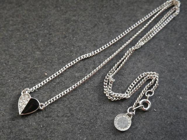 新品アンティーク調 ストーン付きハートネックレス < 女性アクセサリー/時計 新品アンティーク調 ストーン付きハートネックレス < 女性アクセサリー/時計の