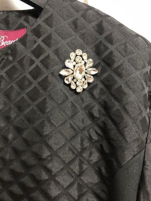 新品タグ付きSuper Beauty スーパービューティー キルティング風バルーン袖ノーカラージャケット < 女性ファッション  新品タグ付きSuper Beauty スーパービューティー キルティング風バルーン袖ノーカラージャケット < 女性ファッションの