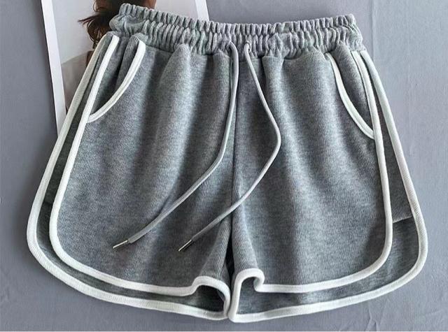 ショートパンツ 部屋着 サイド2本ライン付き ルームウェア ダークグレー 大きいサイズ < 女性ファッション ショートパンツ 部屋着 サイド2本ライン付き ルームウェア ダークグレー 大きいサイズ < 女性ファッションの