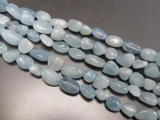 アクアマリン天然石タンブル不定形目安7mm前後ビーズ約38cm連売り一連 < ペット/手芸/園芸  アクアマリン天然石タンブル不定形目安7mm前後ビーズ約38cm連売り一連 < ペット/手芸/園芸の
