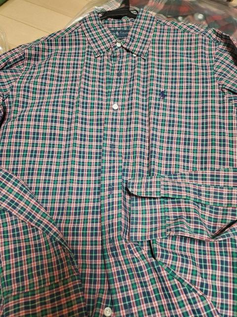 超美品 RALPH LAUREN フィットsize 薄手! クリーニング済み。 ラルフローレン 長袖ボタンダウンシャツ < ブランド 超美品 RALPH LAUREN フィットsize 薄手! クリーニング済み。 ラルフローレン 長袖ボタンダウンシャツ < ブランドの