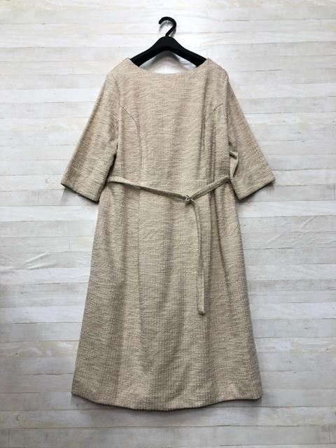 新品☆3L紺ベージュ♪ツイード調ワンピスーツ♪入学式卒業式にも♪☆R128 < 女性ファッション 新品☆3L紺ベージュ♪ツイード調ワンピスーツ♪入学式卒業式にも♪☆R128 < 女性ファッションの