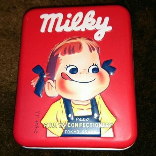 当時物 不二家 アンティーク ペコちゃん ブリキ 缶 菓子 昭和 < アニメ/コミック/キャラクター  当時物 不二家 アンティーク ペコちゃん ブリキ 缶 菓子 昭和  < アニメ/コミック/キャラクターの