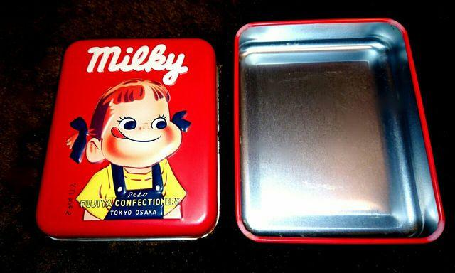 当時物 不二家 アンティーク ペコちゃん ブリキ 缶 菓子 昭和 < アニメ/コミック/キャラクター  当時物 不二家 アンティーク ペコちゃん ブリキ 缶 菓子 昭和 < アニメ/コミック/キャラクターの