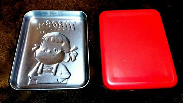 当時物 不二家 アンティーク ペコちゃん ブリキ 缶 菓子 昭和 < アニメ/コミック/キャラクター  当時物 不二家 アンティーク ペコちゃん ブリキ 缶 菓子 昭和 < アニメ/コミック/キャラクターの