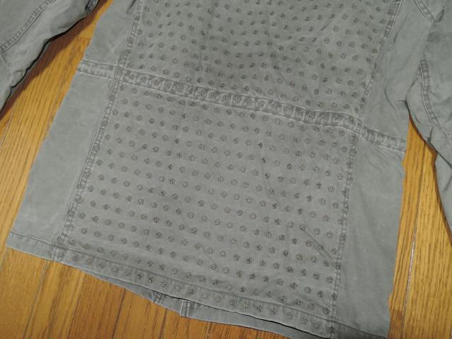 M エム マウンテンパーカー ジャケット L カーキ系 ☆星ステッチ刺繍 TMT < ブランド  M エム マウンテンパーカー ジャケット L カーキ系 ☆星ステッチ刺繍 TMT < ブランドの