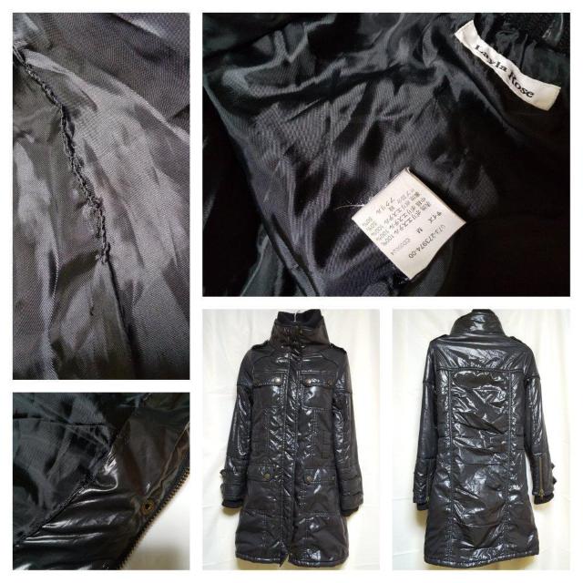 Layla Rose★中綿ロングコート★中古品★黒【ジャンク品扱い】 < 女性ファッション  Layla Rose★中綿ロングコート★中古品★黒【ジャンク品扱い】 < 女性ファッションの