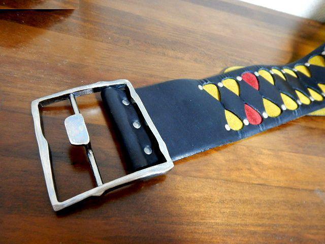 ◆ベルト レザー ブラック 黒 メンズ 中古品 < 男性ファッション  ◆ベルト レザー ブラック 黒 メンズ 中古品 < 男性ファッションの