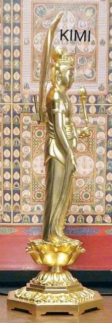 【大迫力】【美品】聖観音菩薩 合金製 高さ26cm 牧田秀雲作 仏教美術 < インテリア/ライフ  【大迫力】【美品】聖観音菩薩 合金製 高さ26cm 牧田秀雲作 仏教美術 < インテリア/ライフの