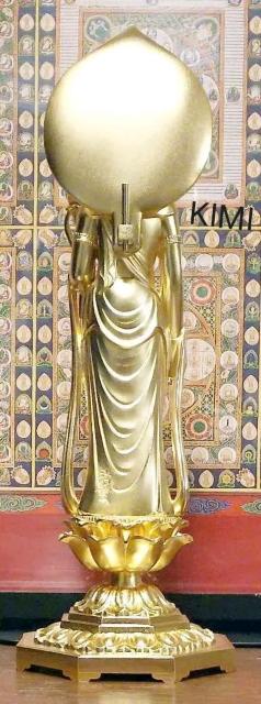 【大迫力】【美品】聖観音菩薩 合金製 高さ26cm 牧田秀雲作 仏教美術 < インテリア/ライフ  【大迫力】【美品】聖観音菩薩 合金製 高さ26cm 牧田秀雲作 仏教美術 < インテリア/ライフの