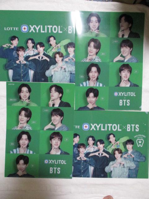 キシリトール BTS クリアファイル 全2種×2セット 合計4枚 ロッテ イオン < タレントグッズ  キシリトール BTS クリアファイル 全2種×2セット 合計4枚 ロッテ イオン  < タレントグッズの