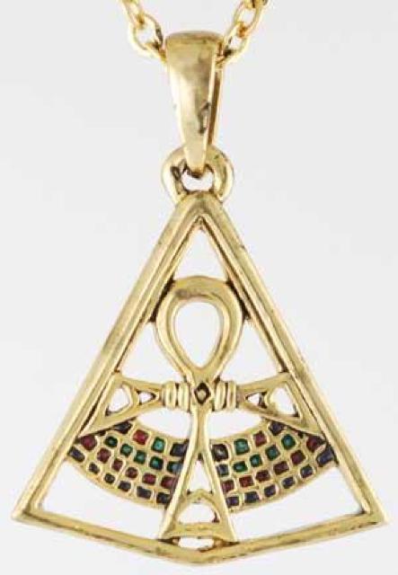 AzureGreen: ピラミッドアンクペンダント 不死と神秘的強力なシンボル < 女性アクセサリー/時計  AzureGreen: ピラミッドアンクペンダント 不死と神秘的強力なシンボル  < 女性アクセサリー/時計の