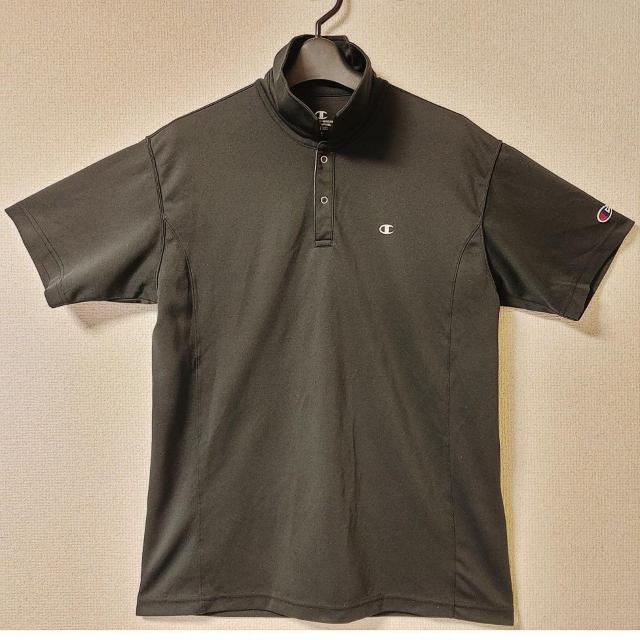 チャンピオン■メンズ M 黒 半袖 ポロシャツ スナップボタン ゴルフウエア 春夏 champion ゴルフ ブラック 大きめ < ブランド チャンピオン■メンズ M 黒 半袖 ポロシャツ スナップボタン ゴルフウエア 春夏 champion ゴルフ ブラック 大きめ < ブランドの
