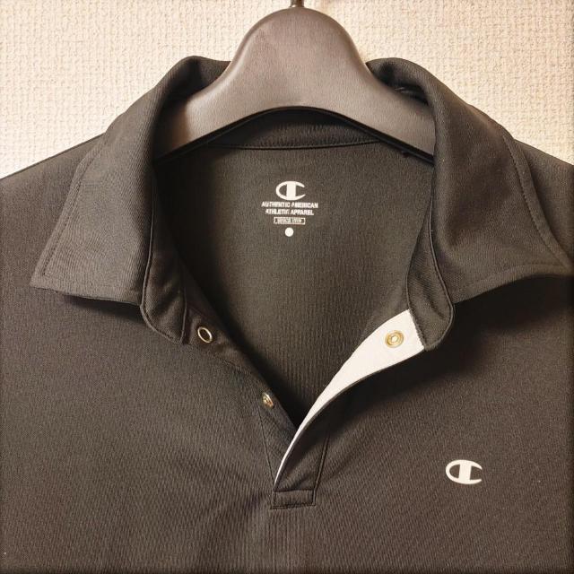 チャンピオン■メンズ M 黒 半袖 ポロシャツ スナップボタン ゴルフウエア 春夏 champion ゴルフ ブラック 大きめ < ブランド チャンピオン■メンズ M 黒 半袖 ポロシャツ スナップボタン ゴルフウエア 春夏 champion ゴルフ ブラック 大きめ < ブランドの