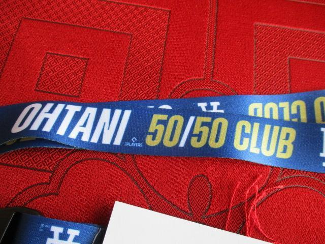 高騰中!入手困難品!大谷翔平選手 50−50ネックストラップ(ランヤード)記念グッズ < レジャー/スポーツ  高騰中!入手困難品!大谷翔平選手 50−50ネックストラップ(ランヤード)記念グッズ < レジャー/スポーツの