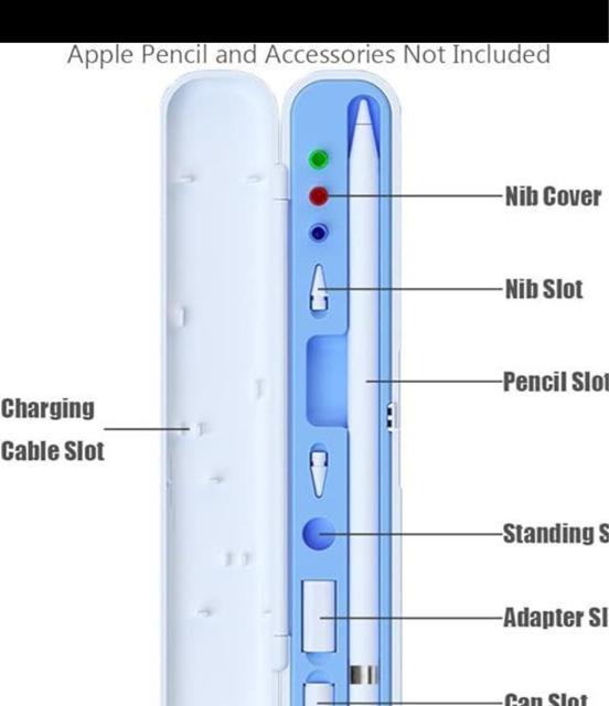 ペンシルケース Apple Pencil第2世代と第1世代用 ペンシルホルダー収納ボックス デザイン iPadペンシルチップ < PC本体/周辺機器  ペンシルケース Apple Pencil第2世代と第1世代用 ペンシルホルダー収納ボックス デザイン iPadペンシルチップ < PC本体/周辺機器の
