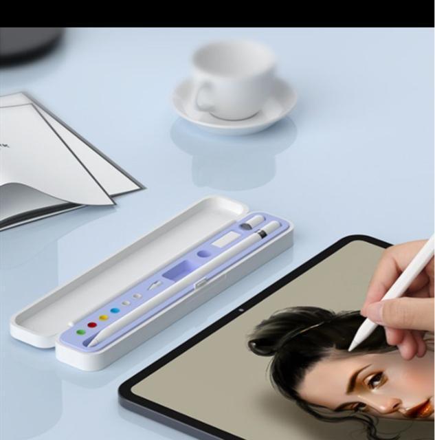 ペンシルケース Apple Pencil第2世代と第1世代用 ペンシルホルダー収納ボックス デザイン iPadペンシルチップ < PC本体/周辺機器  ペンシルケース Apple Pencil第2世代と第1世代用 ペンシルホルダー収納ボックス デザイン iPadペンシルチップ < PC本体/周辺機器の