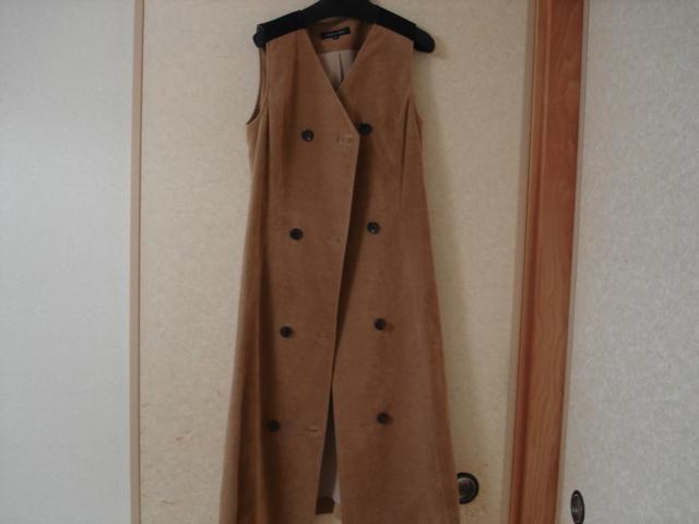 ★クイーンズコート コーデュロデザインワンピース・ジレ★着用2・3度!超激安! < ブランド ★クイーンズコート コーデュロデザインワンピース・ジレ★着用2・3度!超激安! < ブランドの