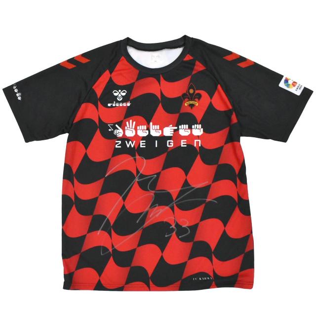 #33 沖崎 颯選手 直筆サイン入り ツエーゲン金沢 手話シャツ < レジャー/スポーツ #33 沖崎 颯選手 直筆サイン入り ツエーゲン金沢 手話シャツ < レジャー/スポーツの